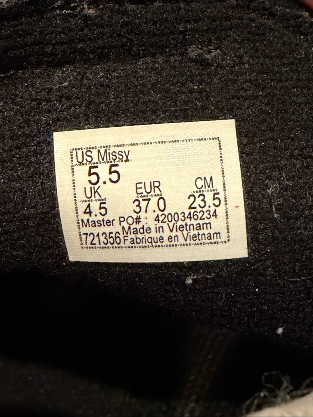 Vans SK8-Hi Checkerboard Rose Embroidery Black Skate High Top Sneaker Size 5.5 - Picture 8 of 8